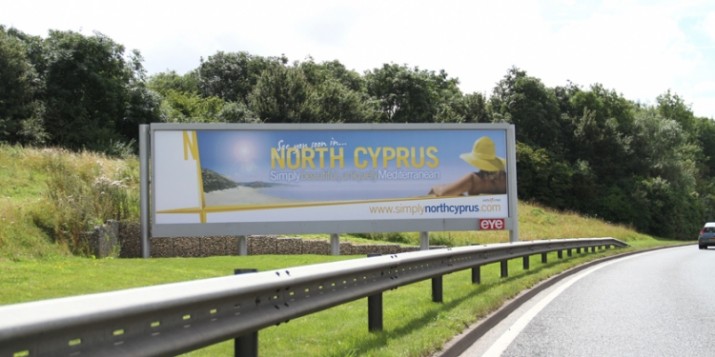 Kuzey Kıbrıs panolarda