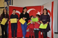 Öğrencilerin şiir yarışması heyecanı