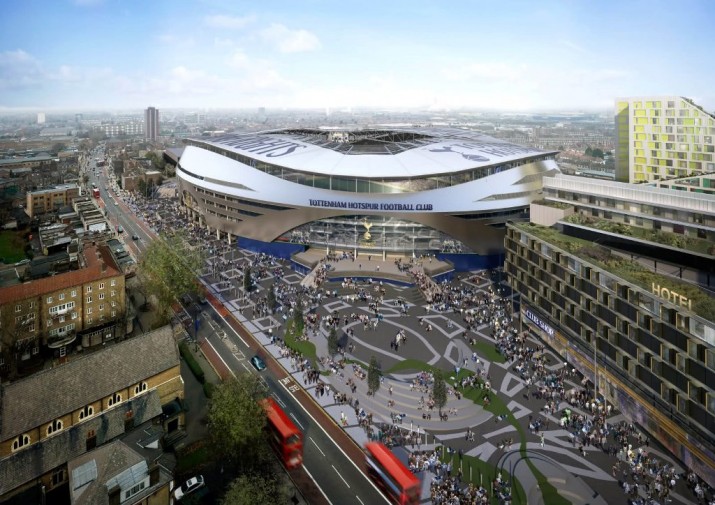 Tottenham stadyumu 2017’de tamamlanıyor