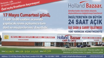 Holland Bazaar açılışına davetlisiniz