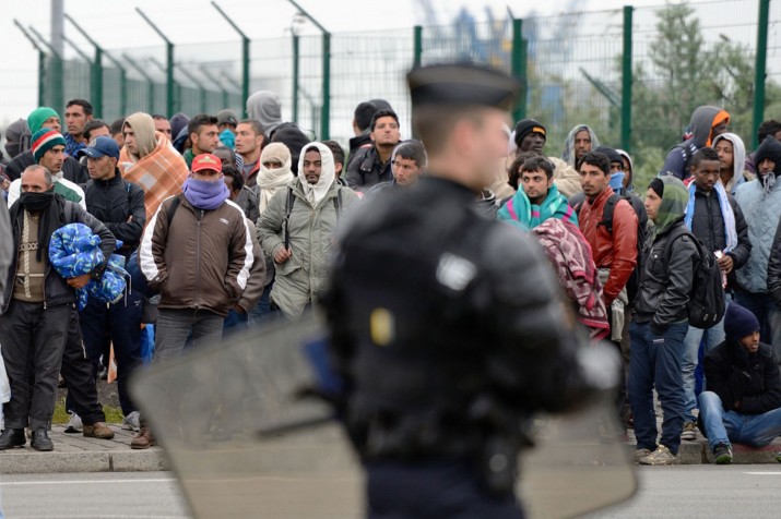 Fransa sınırında göçmen isyanları