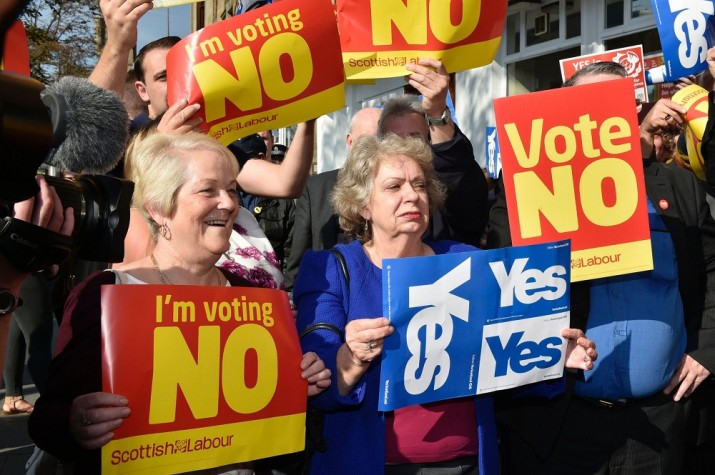 Scotland votes “no”