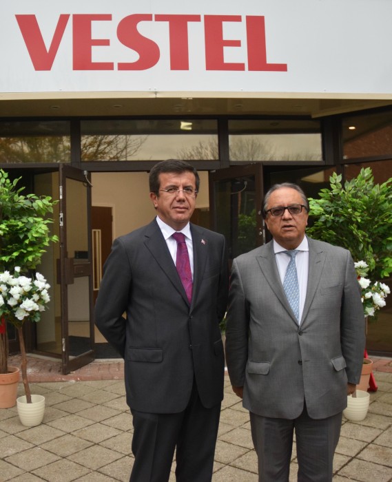 Ekonomi Bakanı VESTEL’in açılışını yaptı (VİDEO)