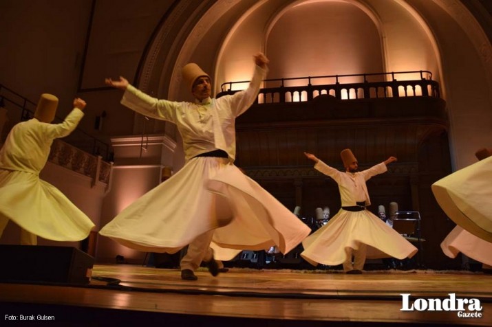 Semazenler Londra’yı büyüledi (video)