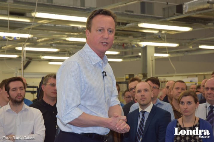 Başbakan Cameron Londra Gazete’ye konuştu