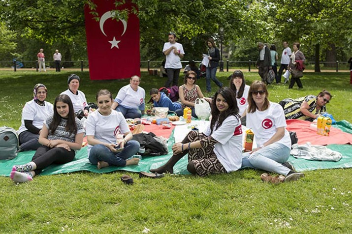 Turkish picnic in Hyde Park