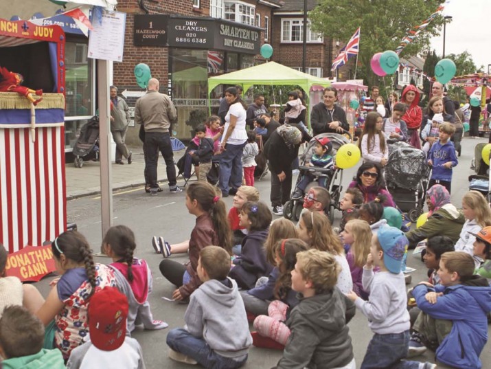 Fun and games at Palmers Green festival