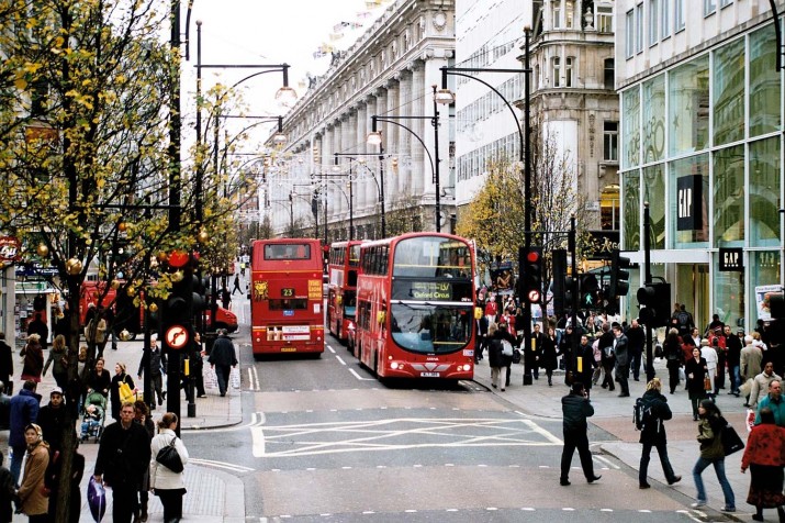 Oxford Street’ten otobüsler geçemeyecek