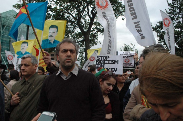 Alevis protest Suruç