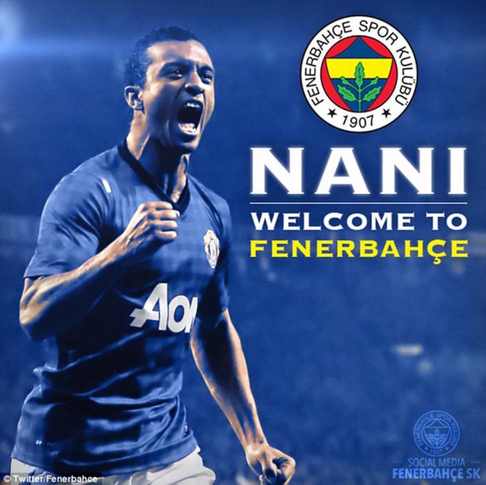 Nani’nin, Fenerbahçe’ye gidişi İngiliz medyasında