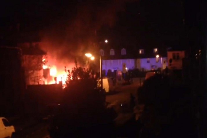 Fransa’da sığınmacı kampında yangın çıktı