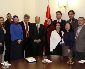Türk Dünyası Platformu’ndan Büyükelçiye ziyaret