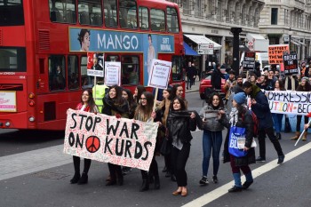 Big demonstration for Cizre and Sur in London