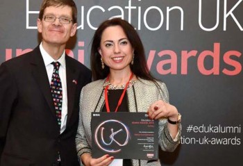 A reward to the Turkish educator by British Council
