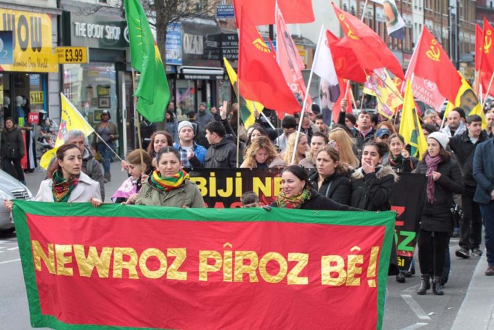 Londra’da Nevruz ateşi coşkuyla karşılandı