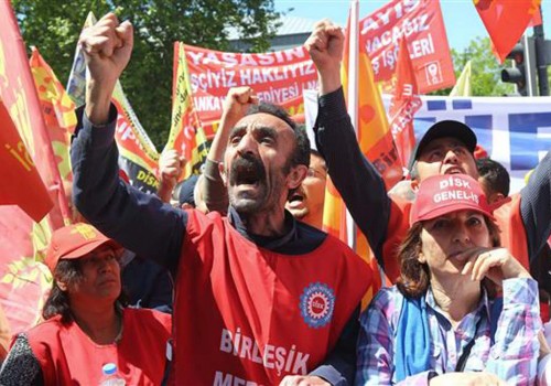 Workers celebrate International Labor Day worldwide