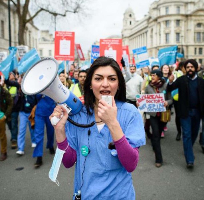 Junior Doctors were on strike against government policies