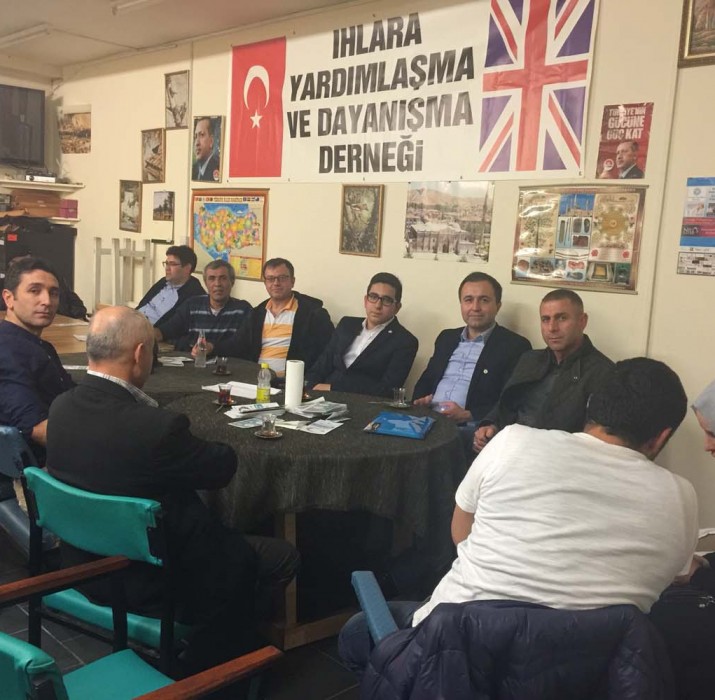 UETD Londra’da çalışmalarına devam ediyor