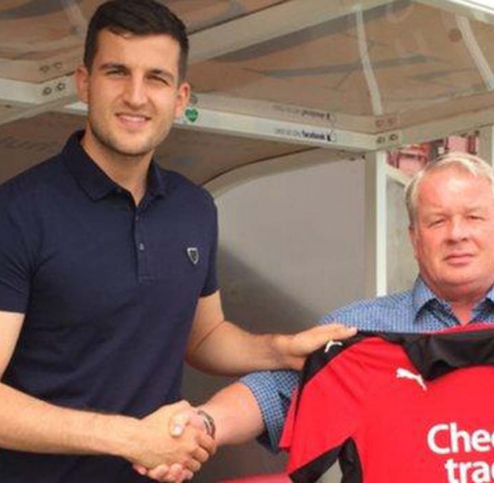 Yusuf Mersin: Crawley Town sign Turkish goalkeeper