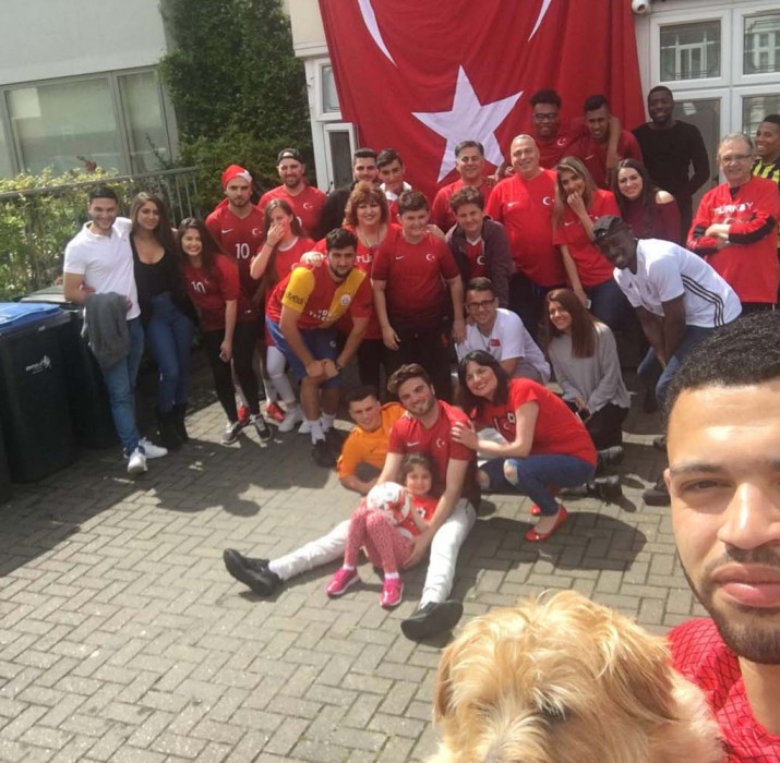 Londralı Türklerde milli maç heyecanı