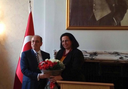 Northern Cyprus representative visited the Turkish Ambassador