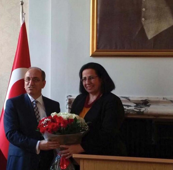 Northern Cyprus representative visited the Turkish Ambassador