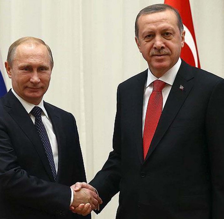 Erdogan and Putin’s meeting notes were shared with the press