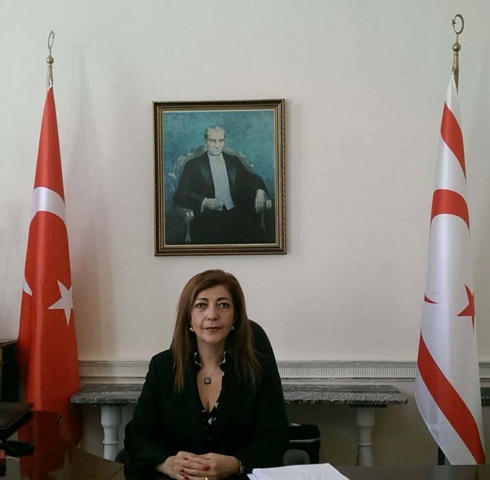 New North Cyprus representative Zehra Başaran comes into office