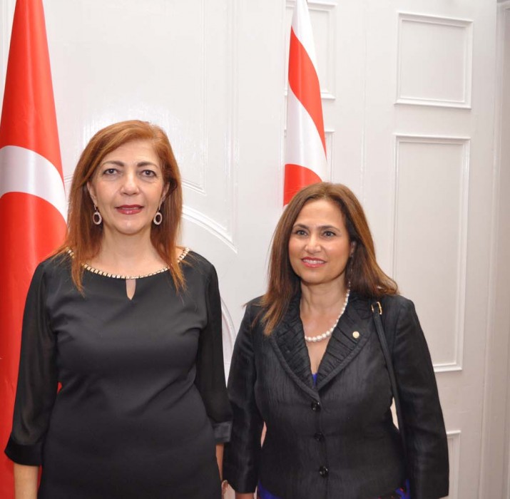 Turkish Cypriots exchanged Eid greetings at the representation