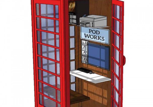 İngiltere’deki kırmızı telefon kulübeleri mini ofis oldu