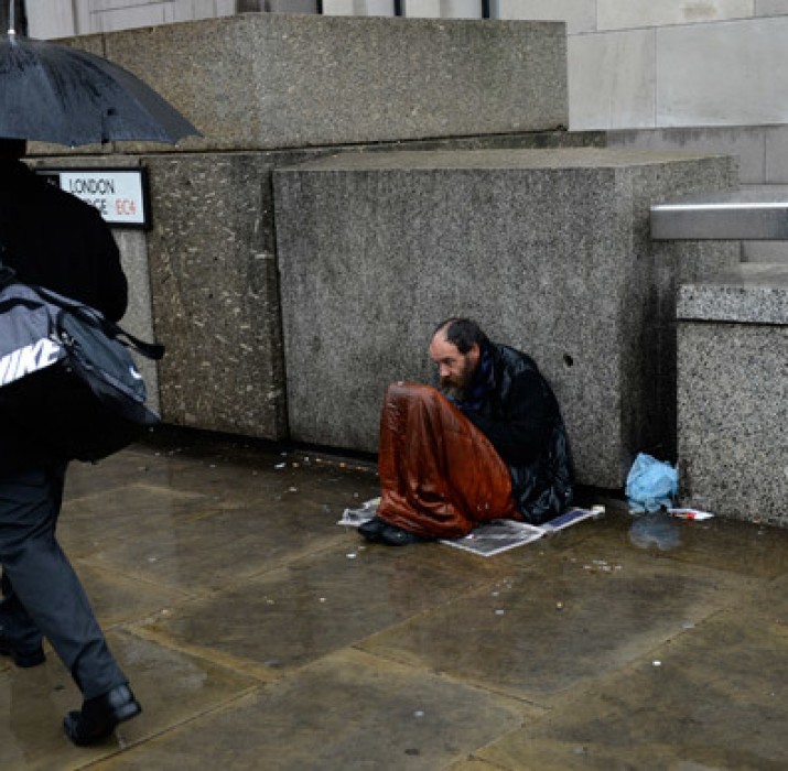 New reports on homelessness in London was shared with the press