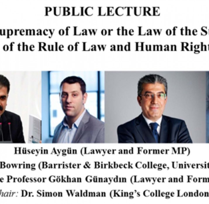 Public Lecture: The Future of the Rule of Law and Human Rights in Turkey