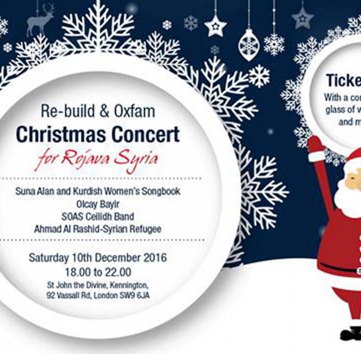 Londra’da Rojava için Christmas konseri düzenlenecek