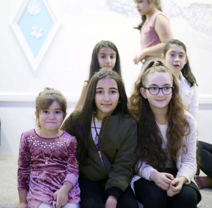 The Kirkisraklilar hosted a New Year’s party for Children