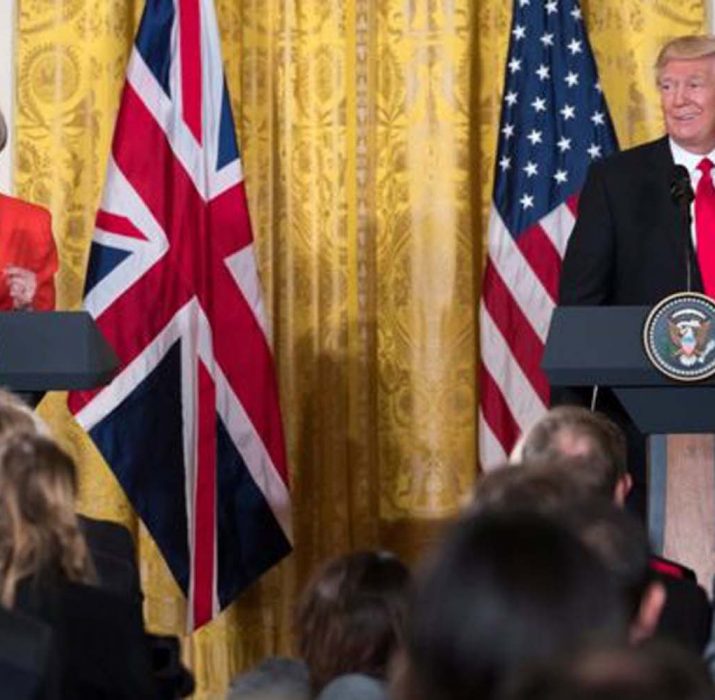 Theresa May: Trump NATO’yu yüzde yüz destekliyor