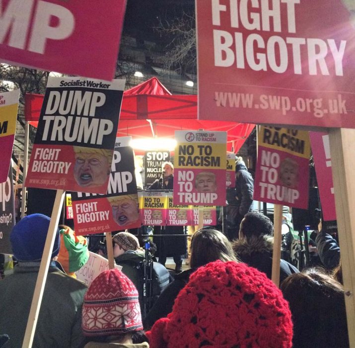 İngiltere’de Trump karşıtı gösteriler