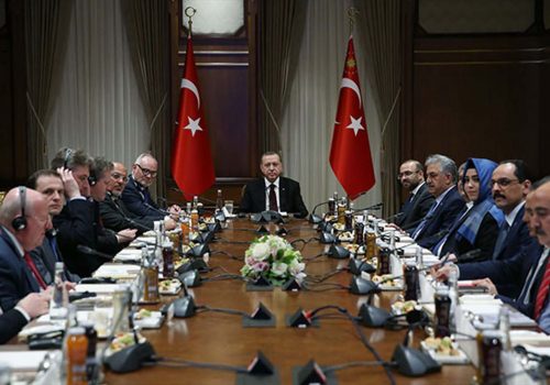 Erdoğan, Britanya Parlamento heyetini kabul etti
