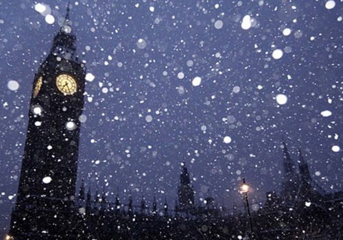 Londra’ya kar ve don geliyor
