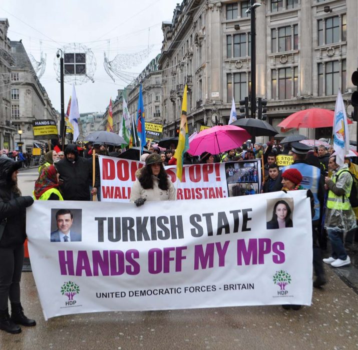 Turkish State of Emergency and more were protested in London