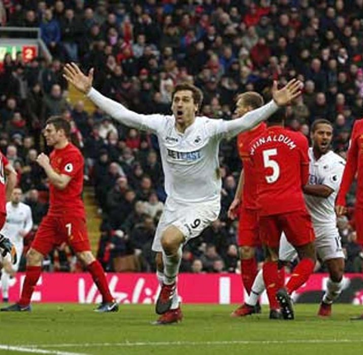 Swansea, Anfield’de Liverpool’u 3-2 yendi