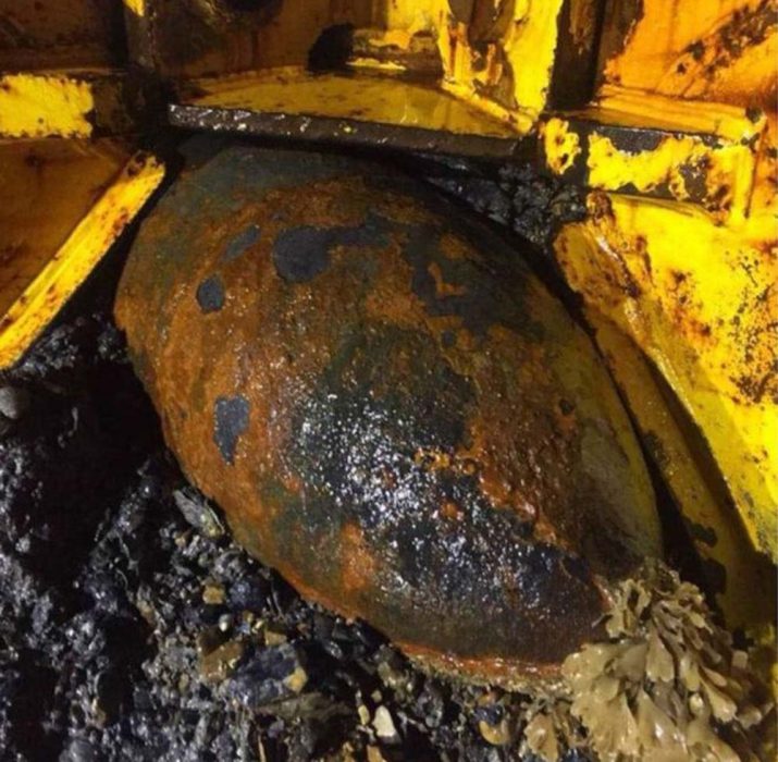 WW2 bomb found in Portsmouth harbour