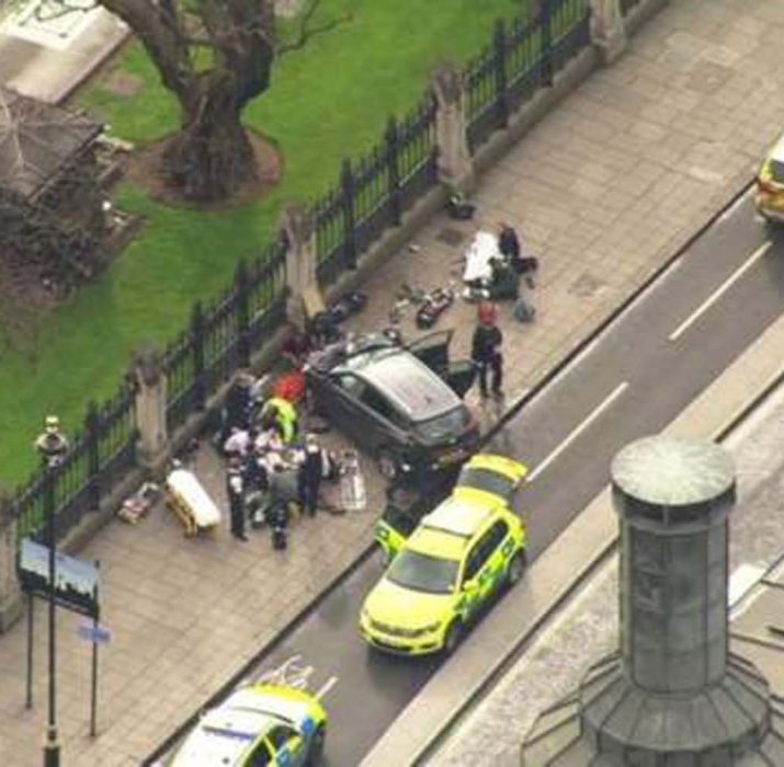 Westminster terrorist attack: five dead