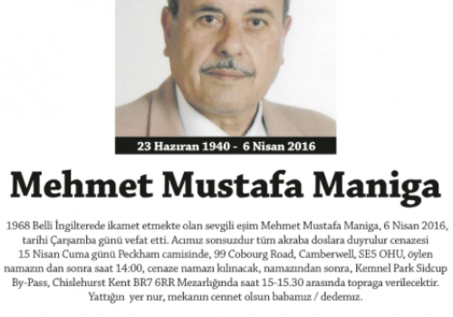 Mehemet Mustafa Maniga
