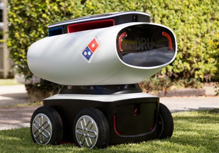 Dominos, robotlarla pizza dağıtmaya başladı Londra Gazete