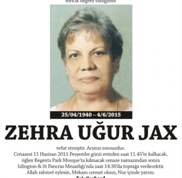 Zehra Uğur Jax