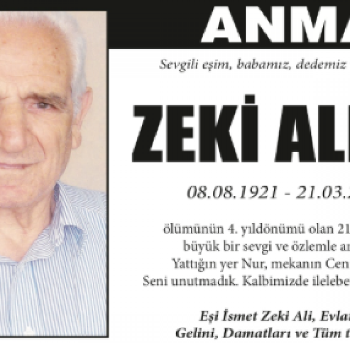 Zeki Ali