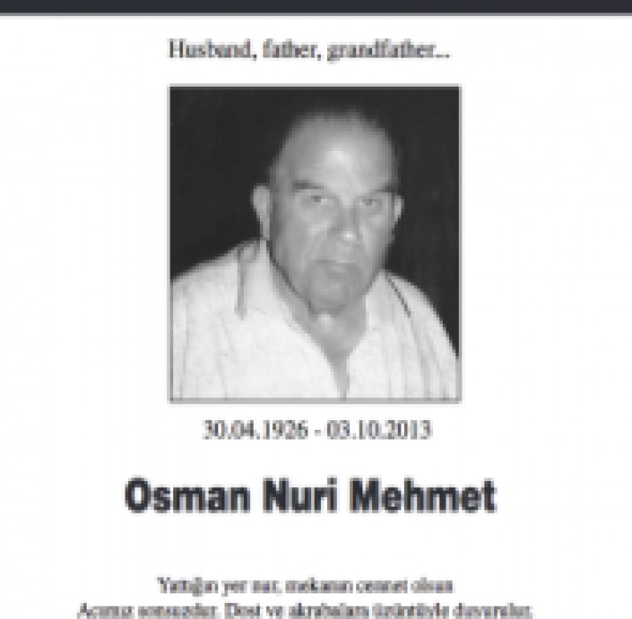 Osman Nuri Mehmet