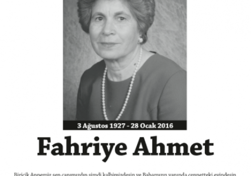 Fahriye Ahmet