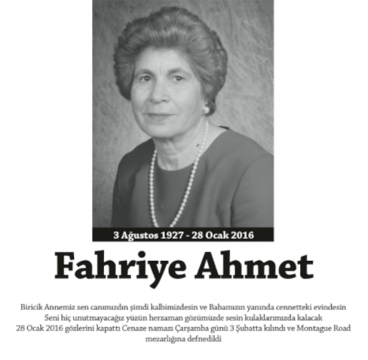 Fahriye Ahmet
