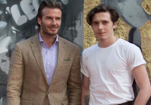 Beckham ‘ilk büyük filminin’ galasına oğlu ile katıldı